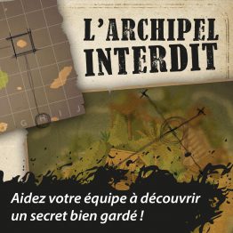 Visuel scénario escape game "L'archipel interdit"